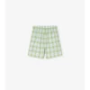 Pantaloncini in cotone a quadri