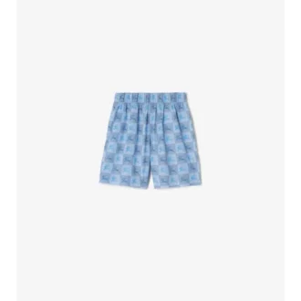Pantaloncini in cotone a scacchi EKD