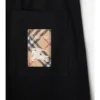 Pantaloncini in cotone Check Label