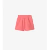 Pantaloncini in cotone con bordi a quadri