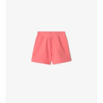 Pantaloncini in cotone con bordi a quadri