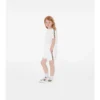 Pantaloncini in cotone con bordi a quadri
