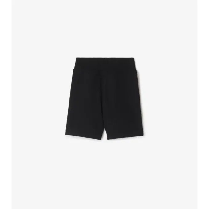Pantaloncini in cotone con bordi a quadri