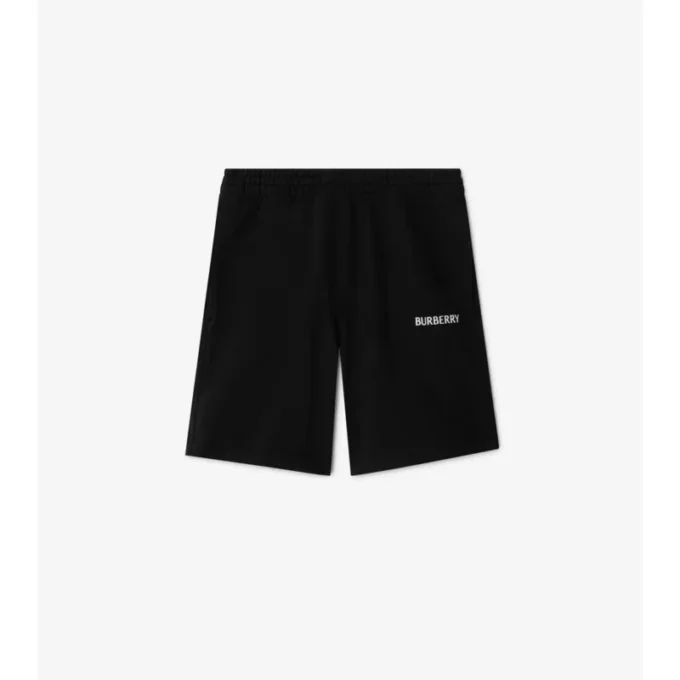 Pantaloncini in cotone con logo