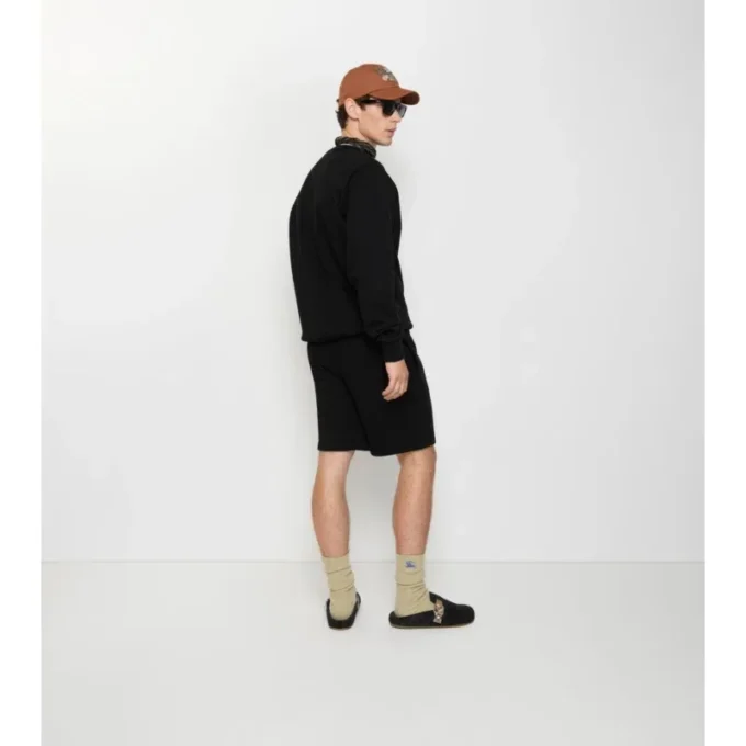 Pantaloncini in cotone con logo