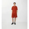 Pantaloncini in cotone con logo gotico