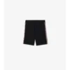 Pantaloncini in cotone con rifiniture a quadri