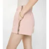 Pantaloncini in cotone con rifiniture a quadri