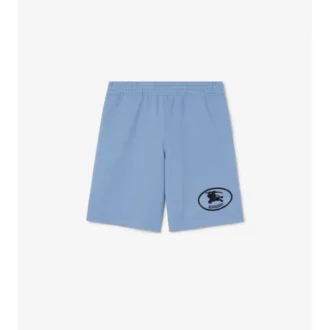 Pantaloncini in cotone con stampa Knight