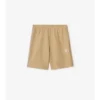 Pantaloncini in cotone con stampa Knight