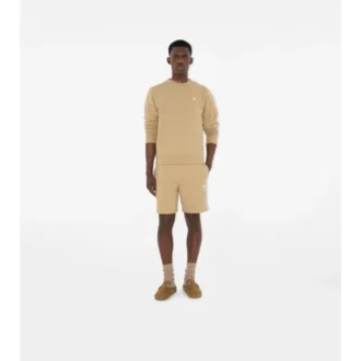 Pantaloncini in cotone con stampa Knight