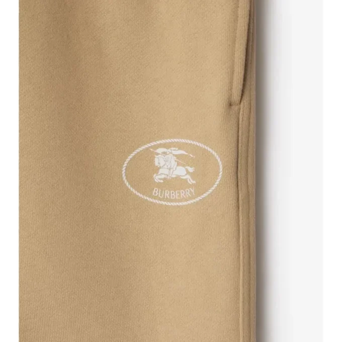 Pantaloncini in cotone con stampa Knight