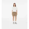 Pantaloncini in cotone a quadri