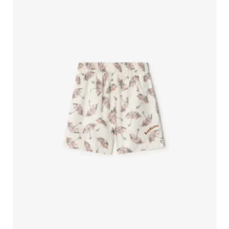 Pantaloncini in cotone Ombrelli