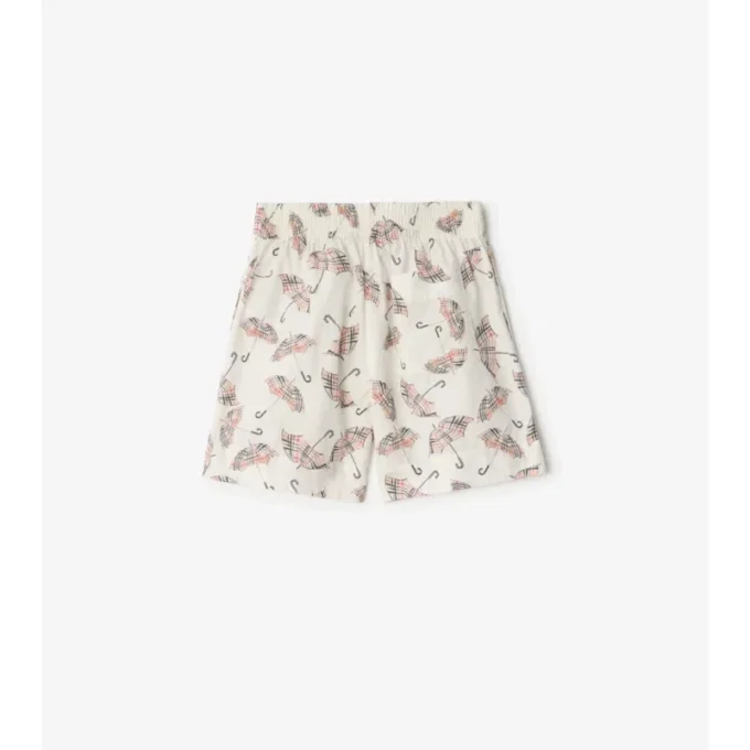 Pantaloncini in cotone Ombrelli