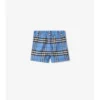 Pantaloncini in cotone Oxford a quadri