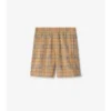 Pantaloncini in jersey a quadri