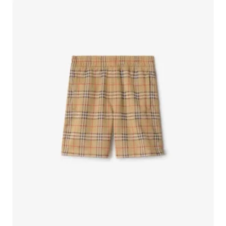 Pantaloncini in jersey a quadri