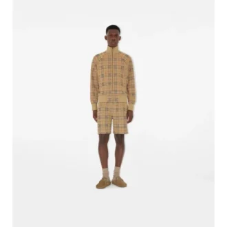 Pantaloncini in jersey a quadri