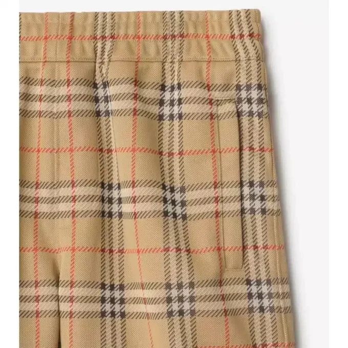 Pantaloncini in jersey a quadri