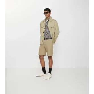 Pantaloncini in twill di cotone