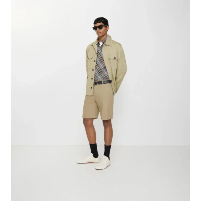 Pantaloncini in twill di cotone