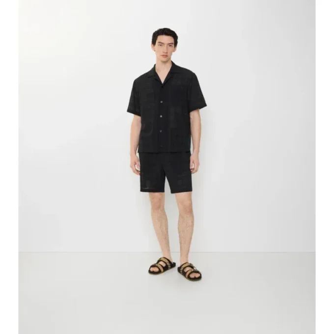 Pantaloncini in voile di cotone a quadri