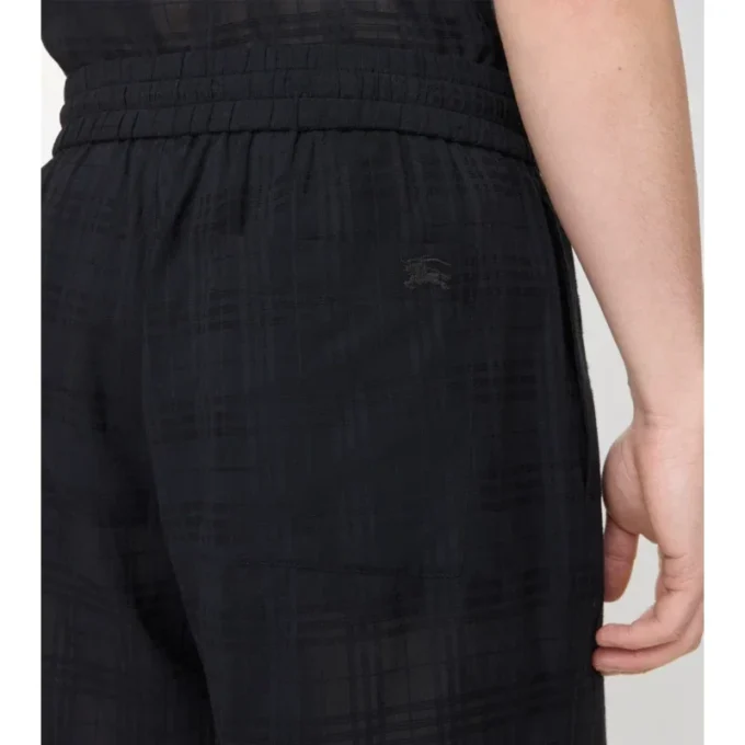Pantaloncini in voile di cotone a quadri