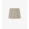 Pantaloncini sartoriali in lana a quadri