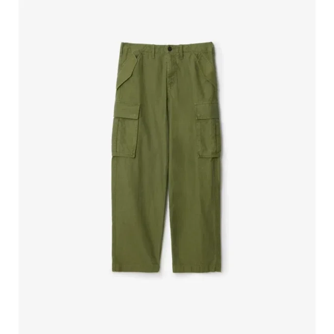 Pantaloni cargo in cotone