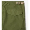Pantaloni cargo in cotone