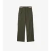 Pantaloni cargo in Gabardine con rifiniture a quadri