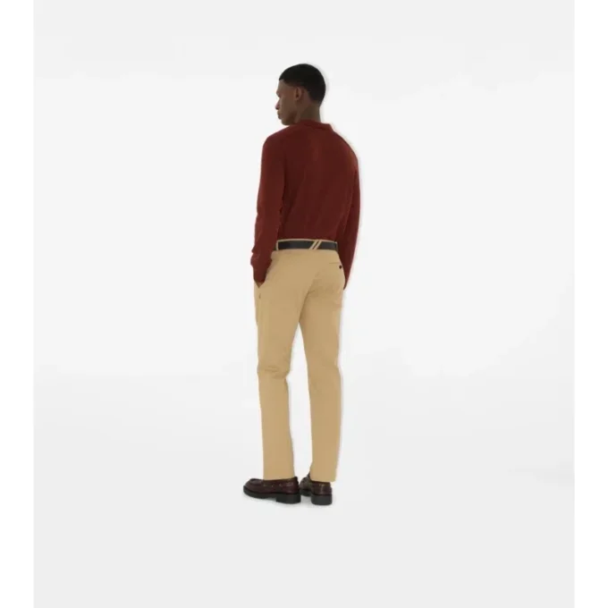 Pantaloni chino in cotone