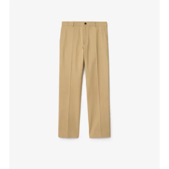 Pantaloni chino in twill di cotone