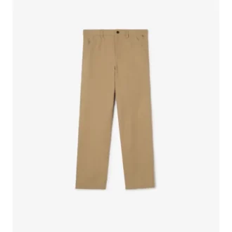 Pantaloni chino in twill di cotone