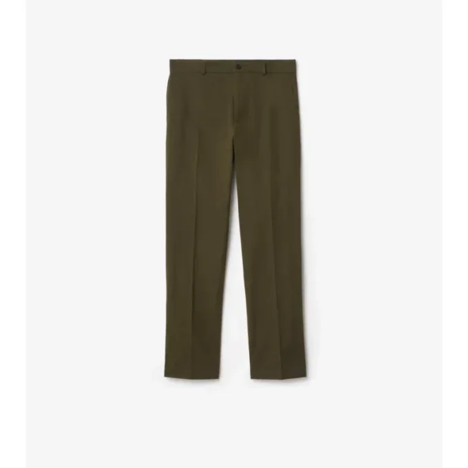 Pantaloni chino in twill di cotone