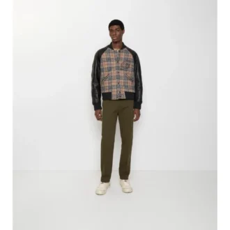 Pantaloni chino in twill di cotone