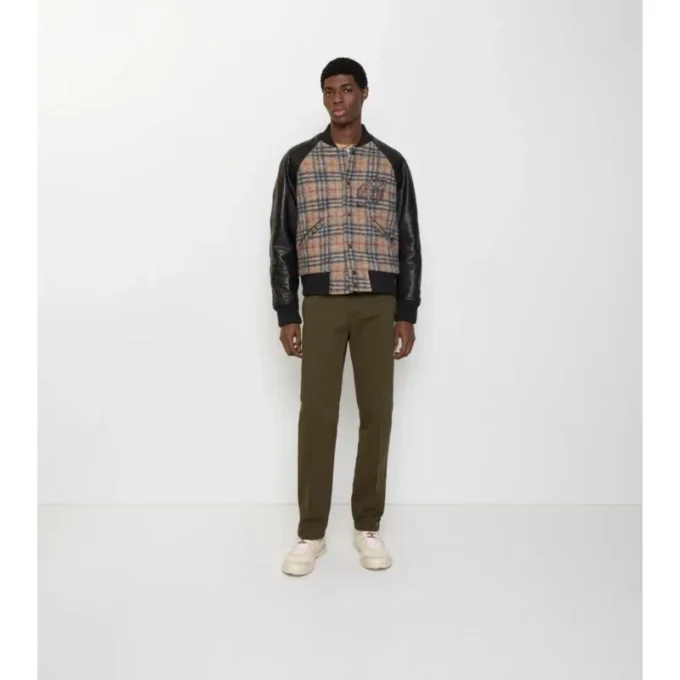 Pantaloni chino in twill di cotone