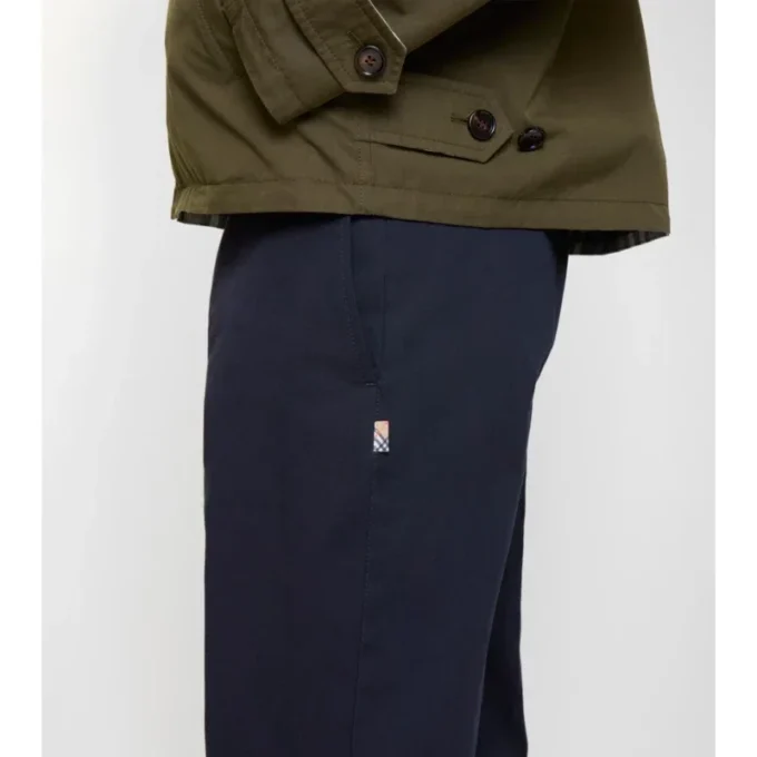 Pantaloni chino in twill di cotone