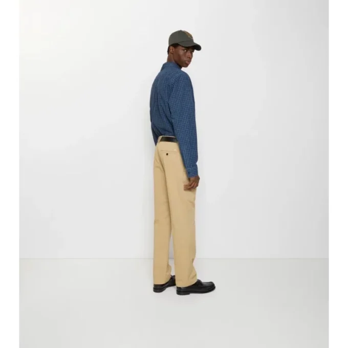 Pantaloni chino in twill di cotone