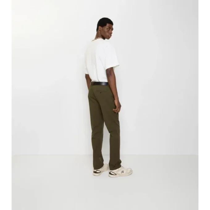 Pantaloni chino in twill di cotone