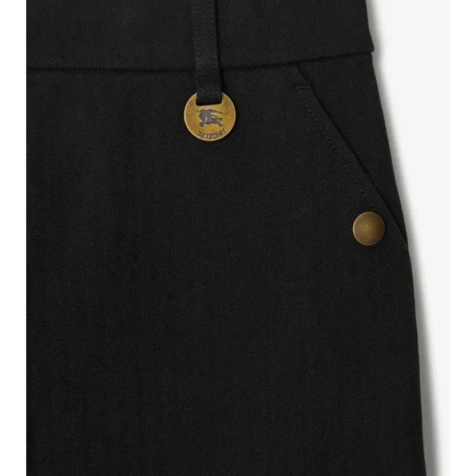 Pantaloni da equitazione in cotone elasticizzato a spina di pesce