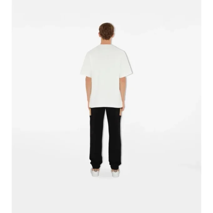 Pantaloni da jogging in cotone con inserti a quadri