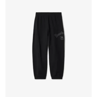 Pantaloni da jogging in cotone con logo gotico