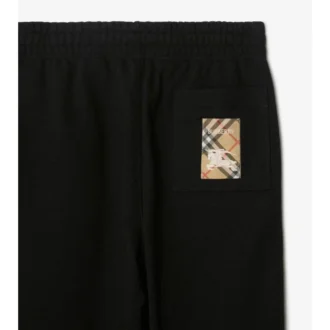 Pantaloni da jogging in cotone con motivo a quadri