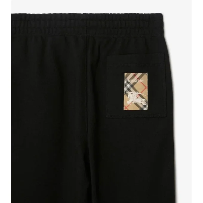 Pantaloni da jogging in cotone con motivo a quadri