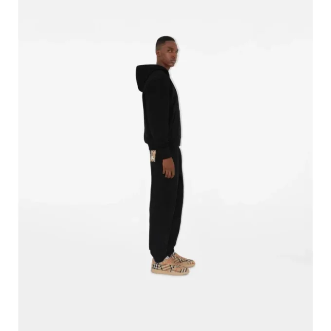Pantaloni da jogging in cotone con motivo a quadri