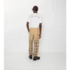 Pantaloni da jogging in cotone con motivo a quadri sfumato
