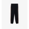 Pantaloni da jogging in cotone con rifiniture a quadri