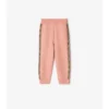 Pantaloni da jogging in cotone con rifiniture a quadri